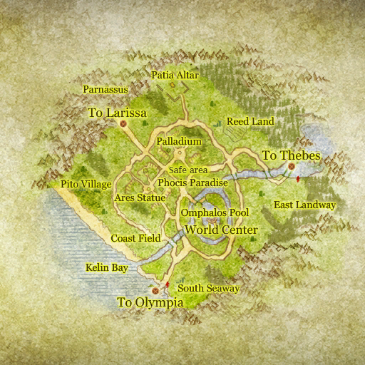 Map of Map of Delphi Forest