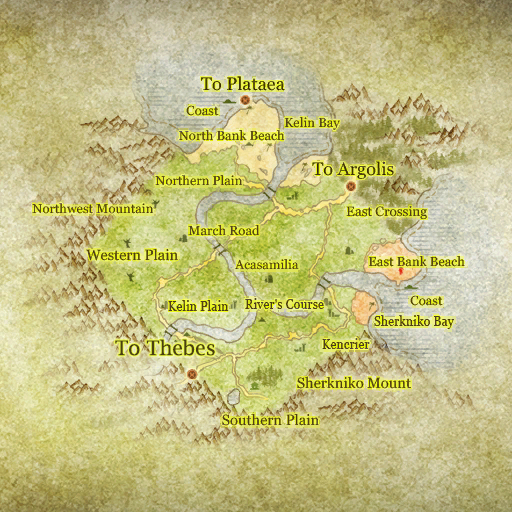 Map of Map of Derveni