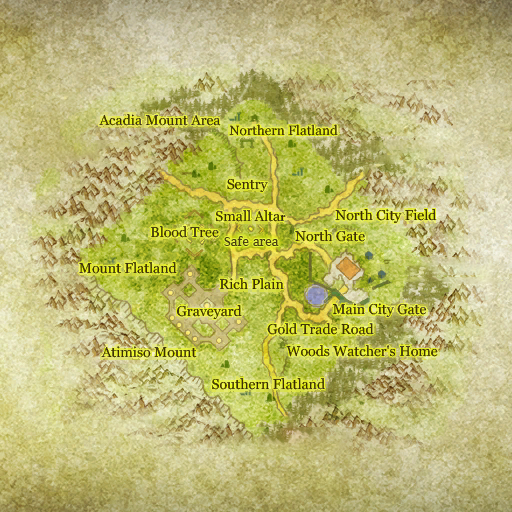 แผนที่ Map of Mycenae