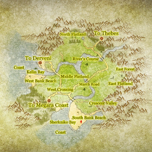 Map of Map of Plataea