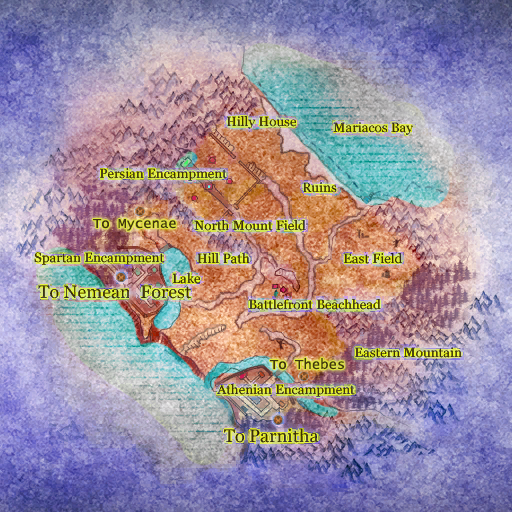Peta Map of Thermopylae